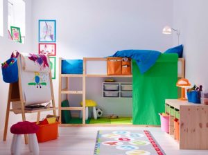 Camera copiilor cu mobila ikea